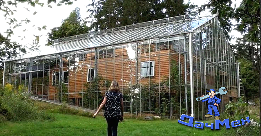 Дом теплица около Стокгольма