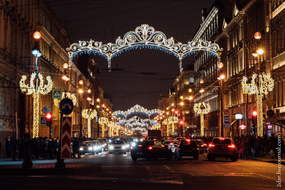 Санкт петербург невский проспект зимой