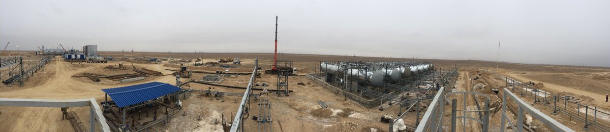 Начало строительства установки комплексной подготовки попутного нефтяного газа