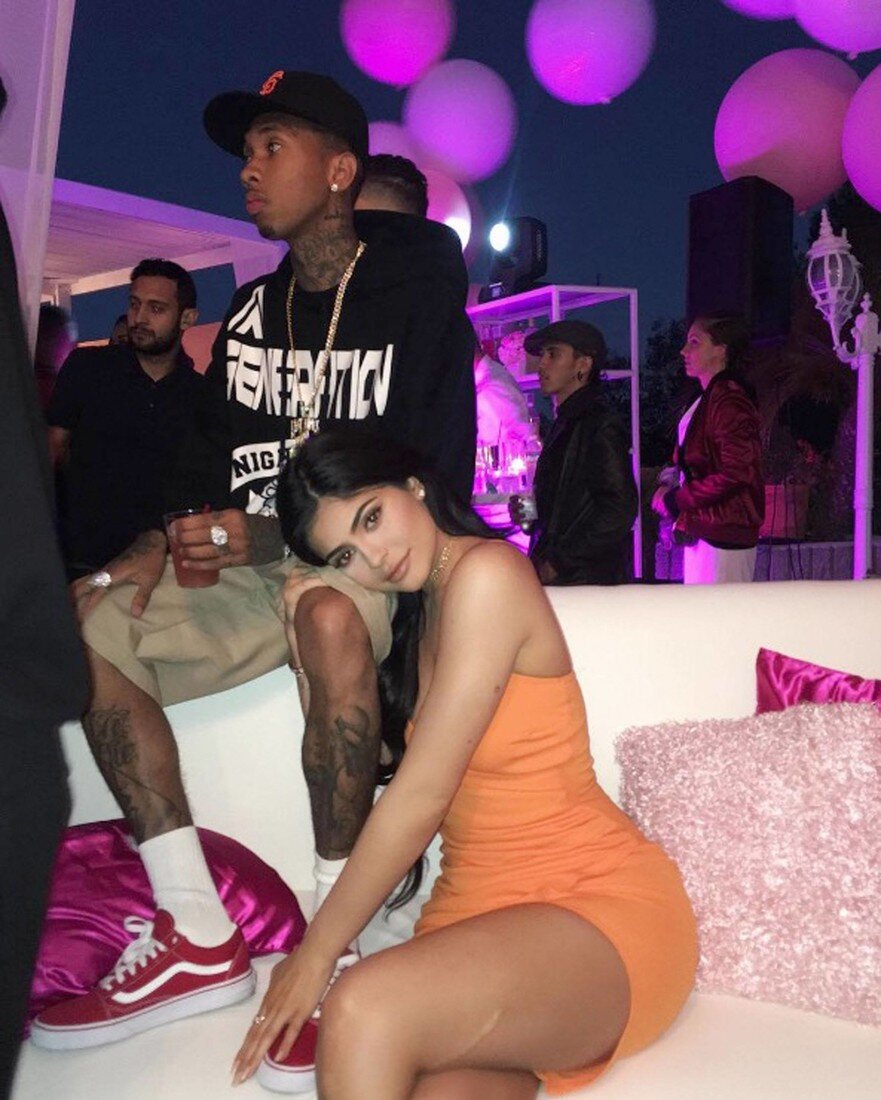 Кайли Дженнер и её бывший парень Тайга.