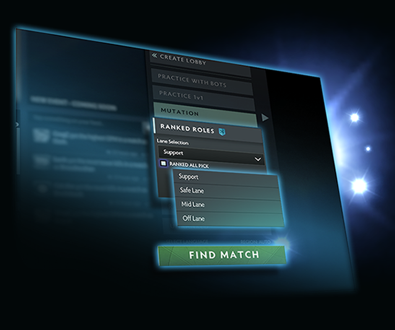 Role queue Dota 2. Ролевой рейтинг дота 2. Поиск по ролям дота 2. 20 MMR.