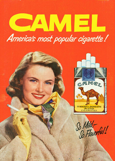 Реклама Camel двадцатых годов прошлого века