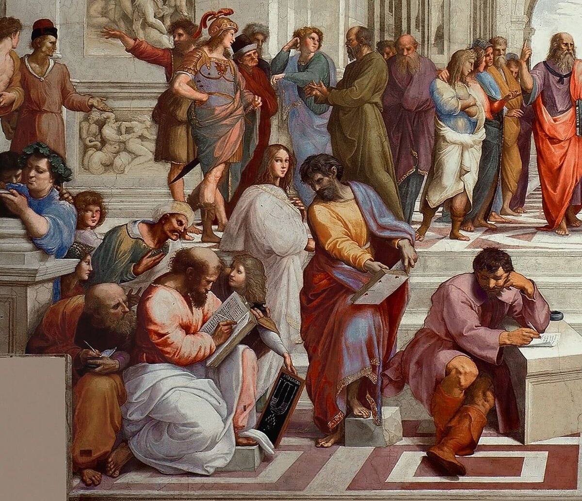 Юристами в риме древнейшую эпоху были. Золотая пятерка римских юристов. The School of Athens by Raphael.