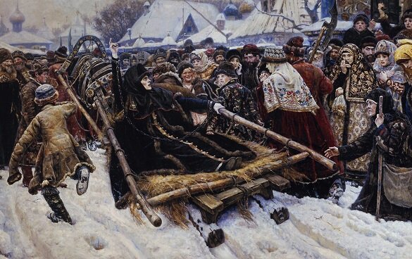  Василий Суриков. "Боярыня Морозова" (1884-1887)  