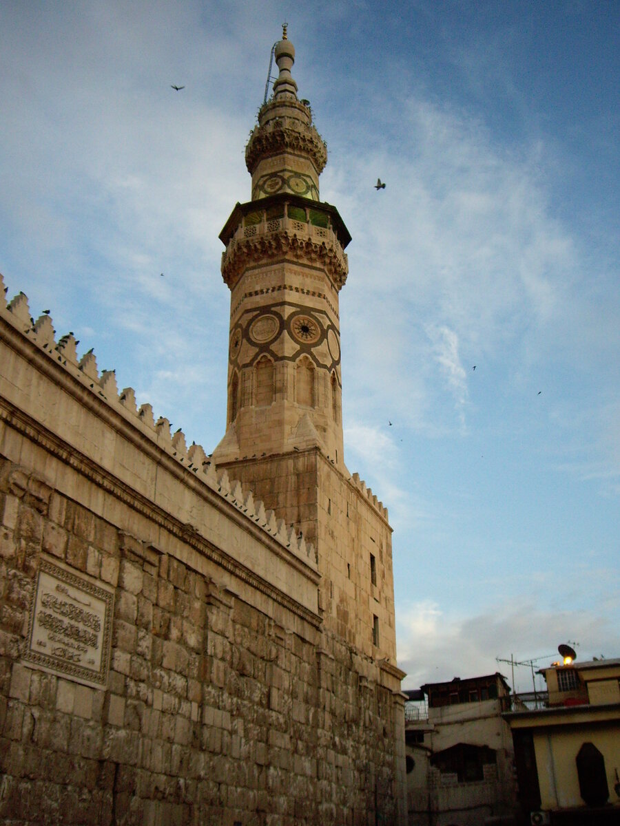 Минатер мечети Омейядов, Дамаск, Сирия