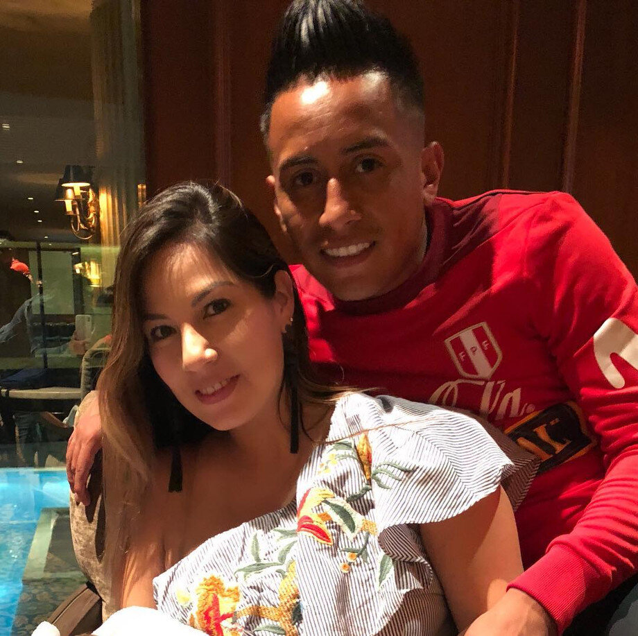 Памела Лопес и Кристиан Куэва