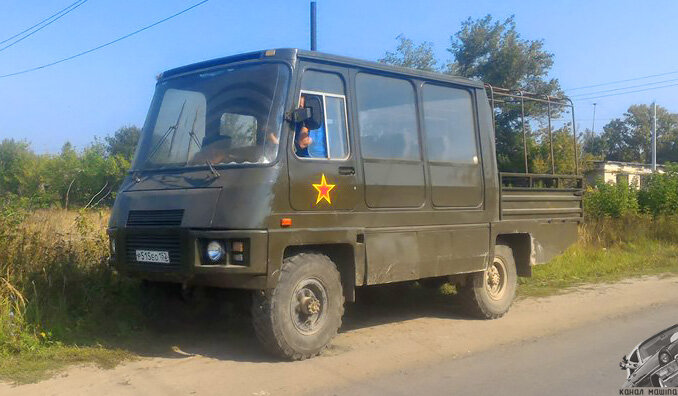 КАвЗ-32784-010 – полноприводный грузопассажирский автобус из нашей коллекции 