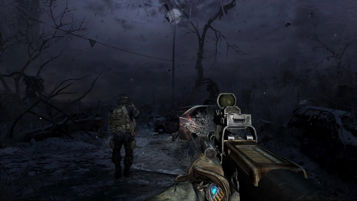 Видеоигра в жанрах FPS и Survival horror. Сюжет игры основывается на одноимённом романе Дмитрия Глуховского «Метро 2033». Разработкой игры занималась украинская компания 4A Games, большинство сотрудников ранее работали в GSC Game World, которая является разработчиком «S.T.A.L.K.E.R.» по мотивам произведения братьев Стругацких «Пикник на обочине».