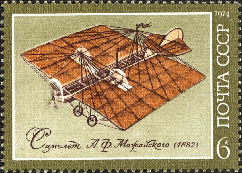 Модель самолета Можайского (фото wikimedia.org)