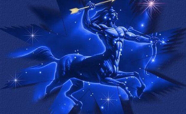  Знак зодиака стрелец на звездном небе