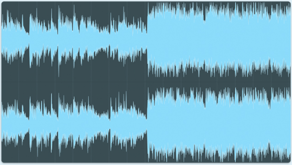 Аудиофайл до и после мастеринга