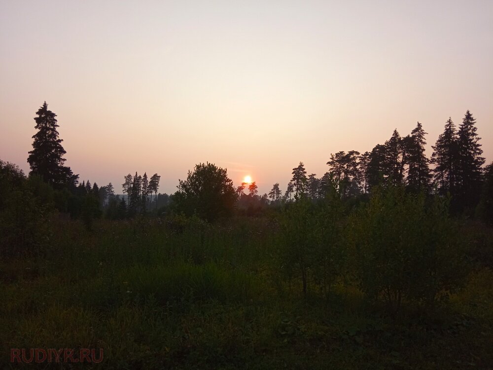 Закат в Новой Слободе