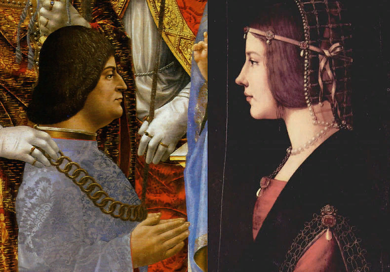 Людовико Сфорца и Беатриче д'Эсте