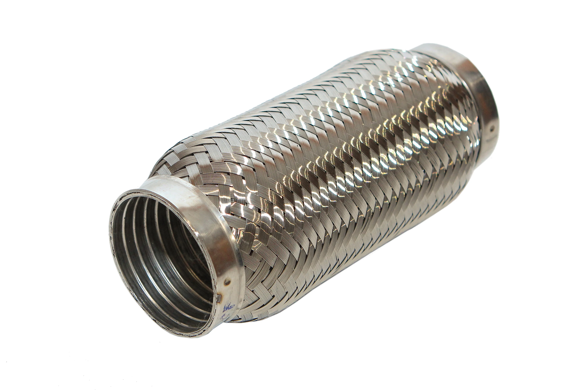 Гофра представляет собой гибкий элемент, обеспечивающий упругое соединение системы выпуска отработанных газов