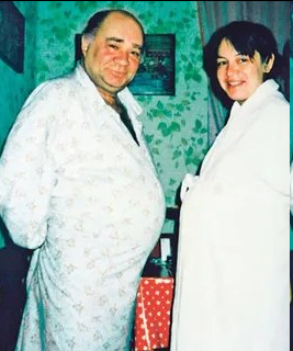 Евгений Павлович Леонов с невесткой Алехандрой