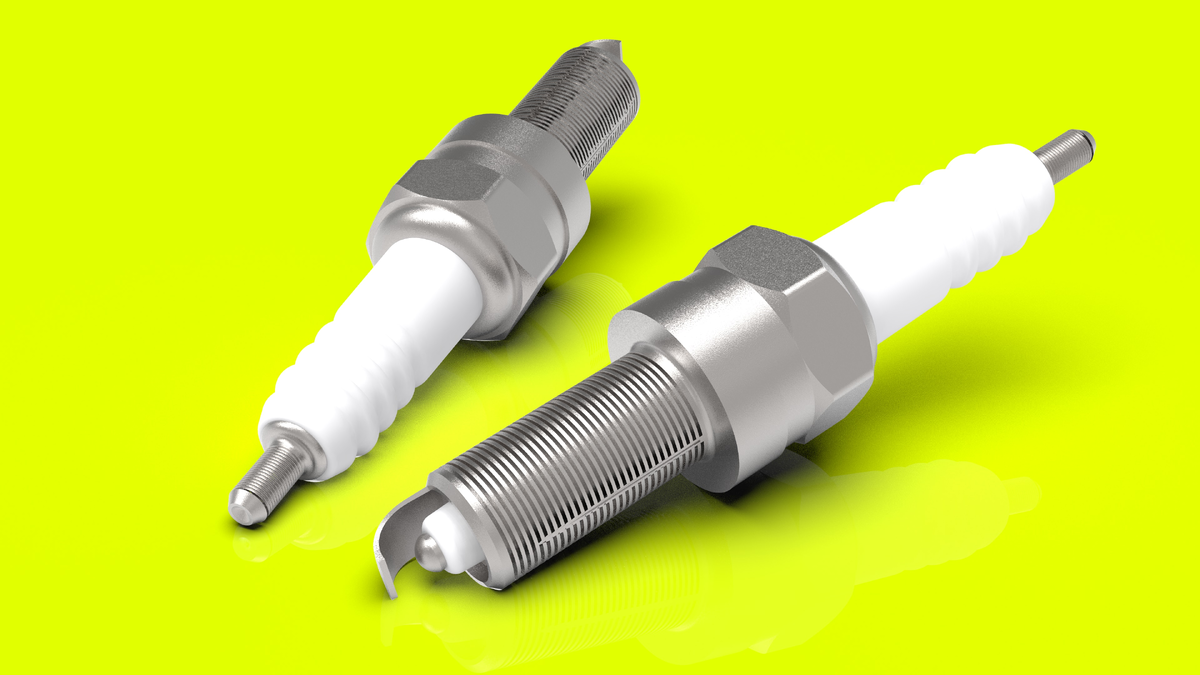 Свеча зажигания.