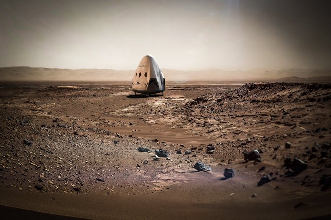 We'll start a cadence of sending Dragons to Mars in two years. Will be like a train leaving the station - подчеркнула компания SpaceX в своём Твитере