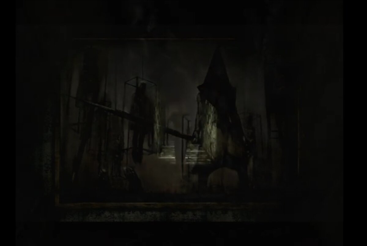 Именно в этой части серии мы впервые раз встречаем "пирамидоголового"