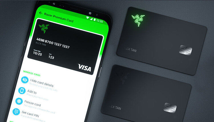 Razer pay, обычная и премиум карты