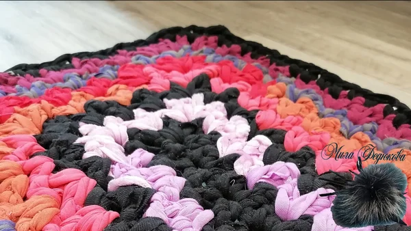 Подготовка материала для вязаного или плетеного коврика