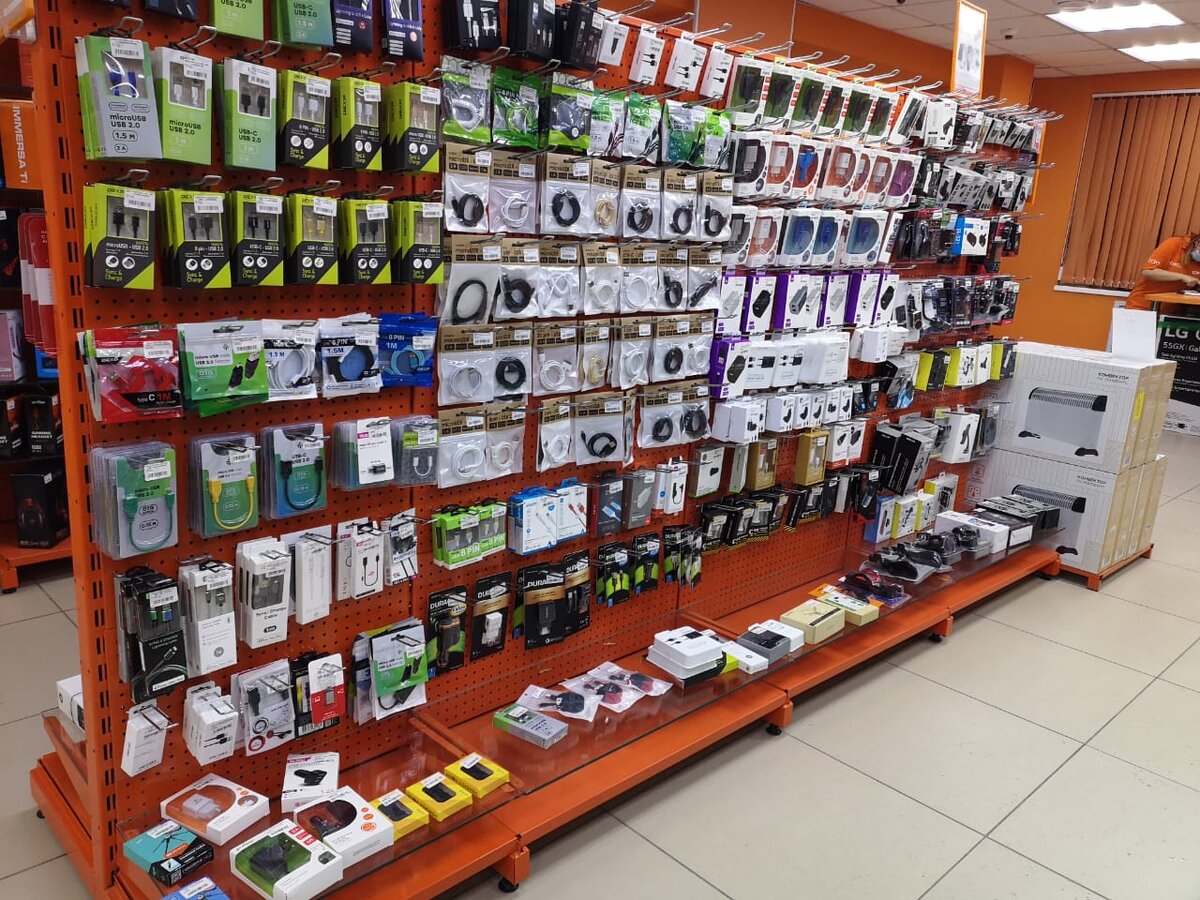 Стенд магазина. Фото автора 