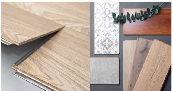 Слева ламинат норвежского производства , справа бельгийского. 