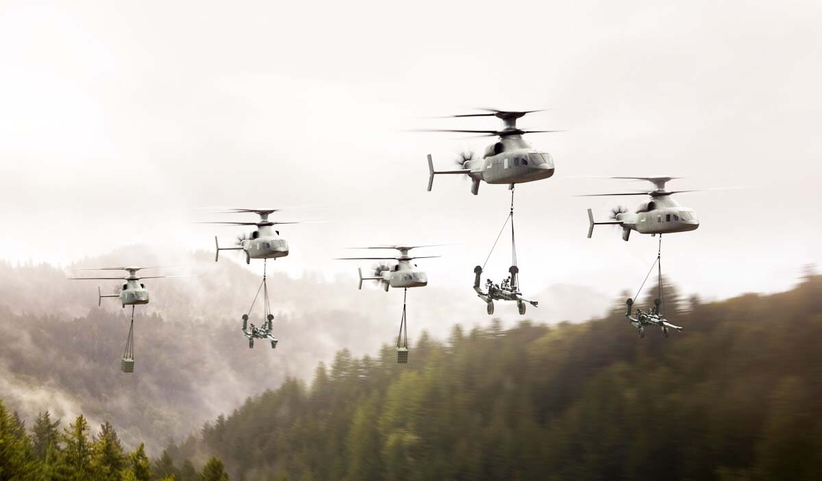 «Raider-X» в бою - рисунок фантазия (https://www.lockheedmartin.com) 
