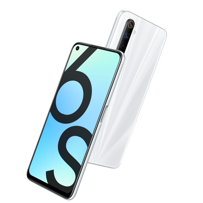 Realme 6s в двух цветах: "Белая луна" и "Черное затмение"