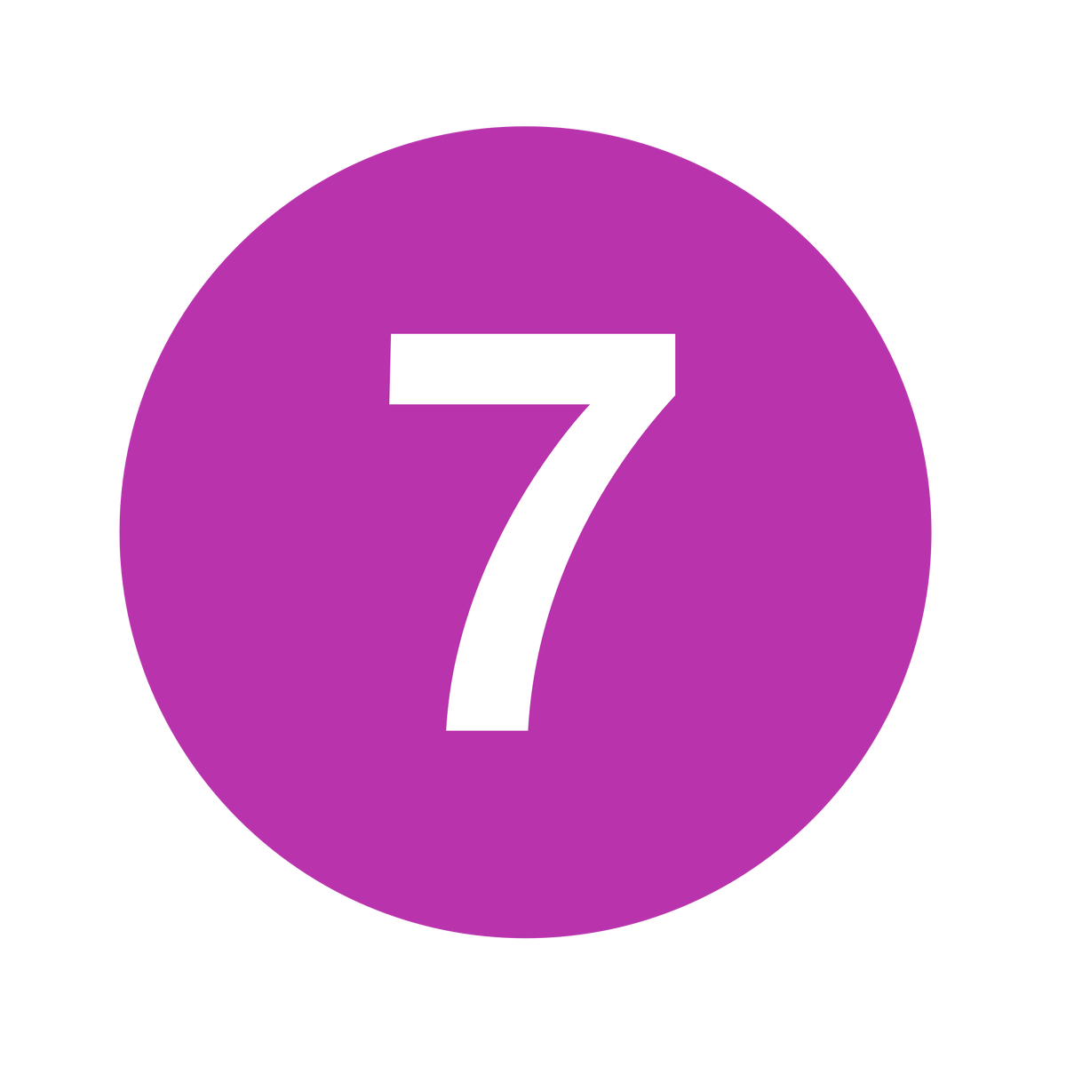 7. Цифра 7 в круге. Цифры в кружочках. Кружок с цифрой 1. Цифра 1 в фиолетовом кружочке.