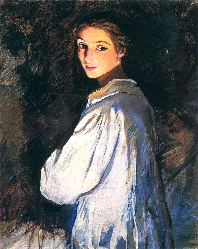 «Девушка со свечой», автопортрет, 1911 г. Русский музей, Санкт-Петербург