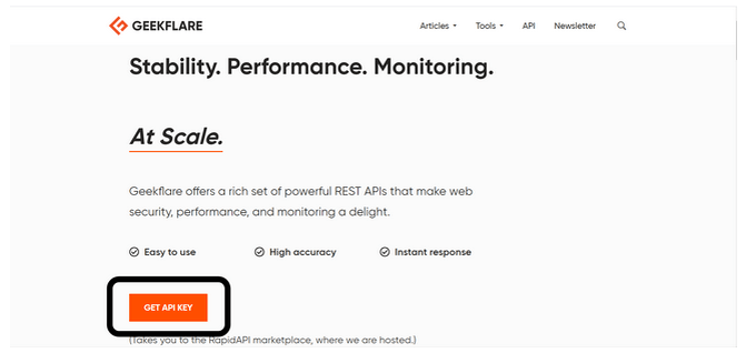 GET API KEY