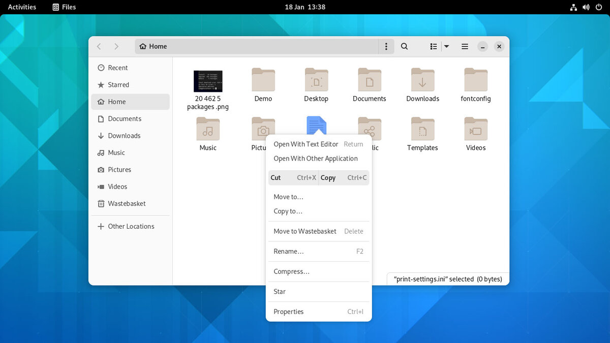 GNOME 42 Alpha: Files 

