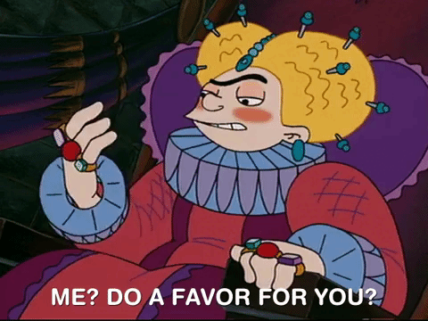 Мне? Сделать одолжение тебе?