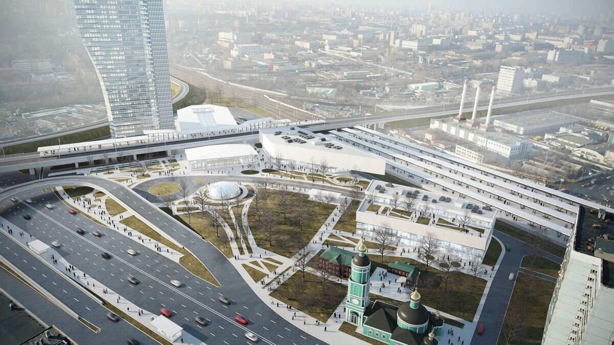    Архитектурный проект ТПУ Рязанская© "Мосинжпроект"