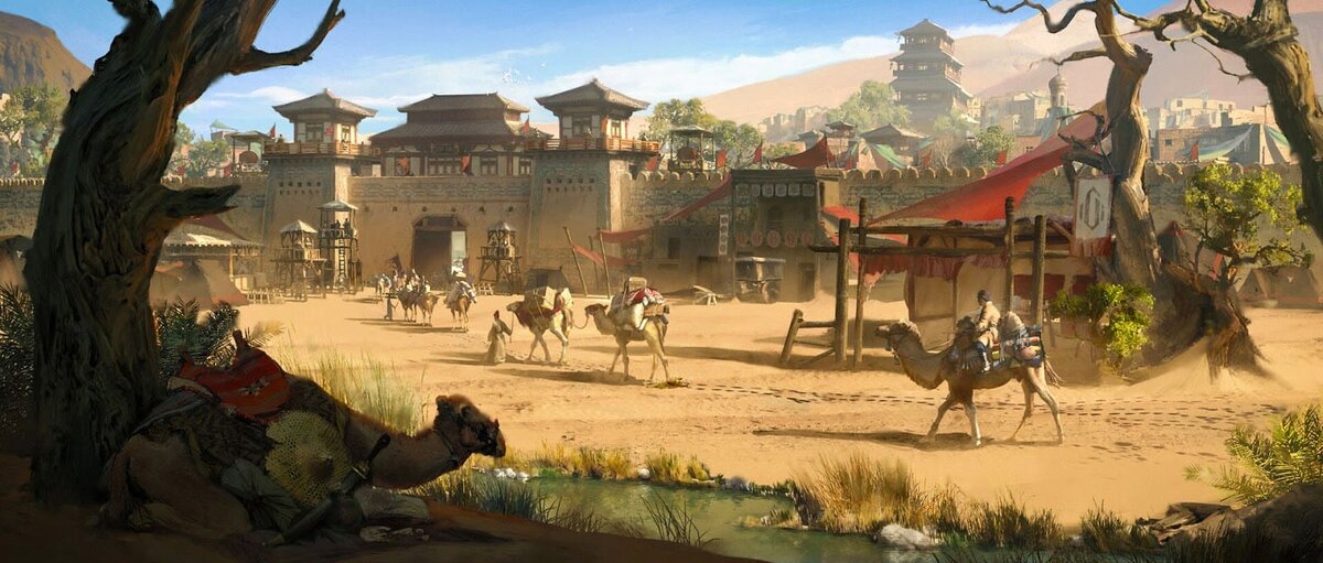 В середине VI века нашей эры на историческую сцену Евразии вышел сильный народ. Ему за 20 лет удалось создать государство от Желтого моря на востоке до Черного моря на западе.-29