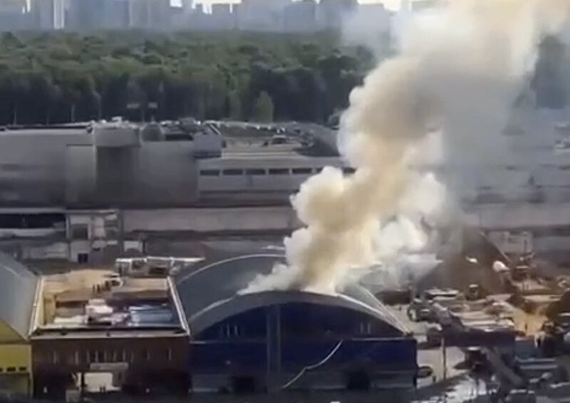 Горит на северо востоке
