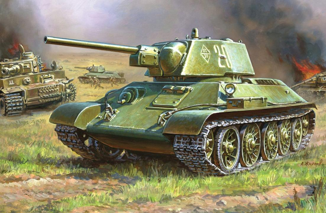 Майор Николай Борисов подбил одиннадцать немецких танков и самоходок в годы Великой Отечественной. Нередко он участвовал в неравных схватках с вражеской бронетехникой, пять раз горел в танке.-2