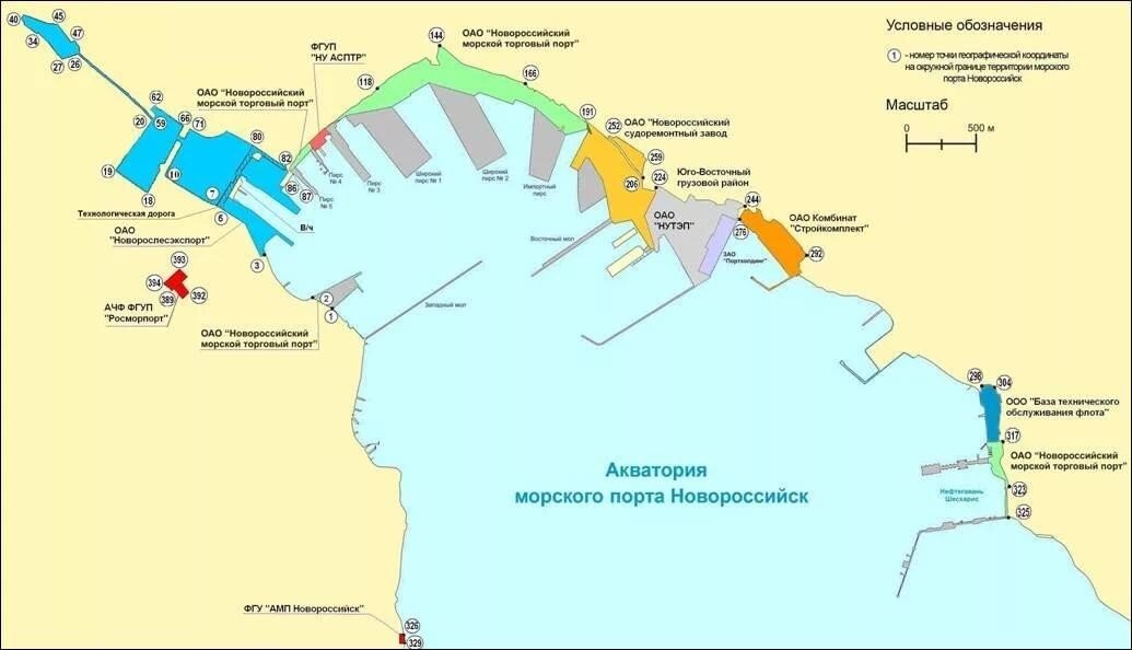 Карта россии с новороссийском