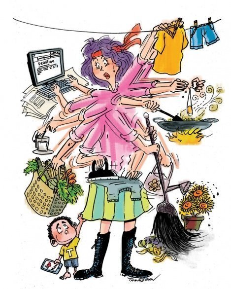 Не знаю, кто нарисовал, но это точно я, еще лопаты с мотыгой не хватает