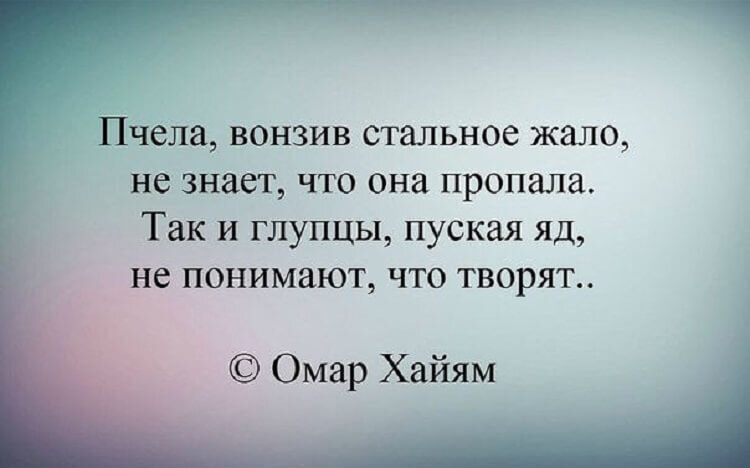 они обязательно плюнут туда, где всё хорошо, но почему-то их туда не звали