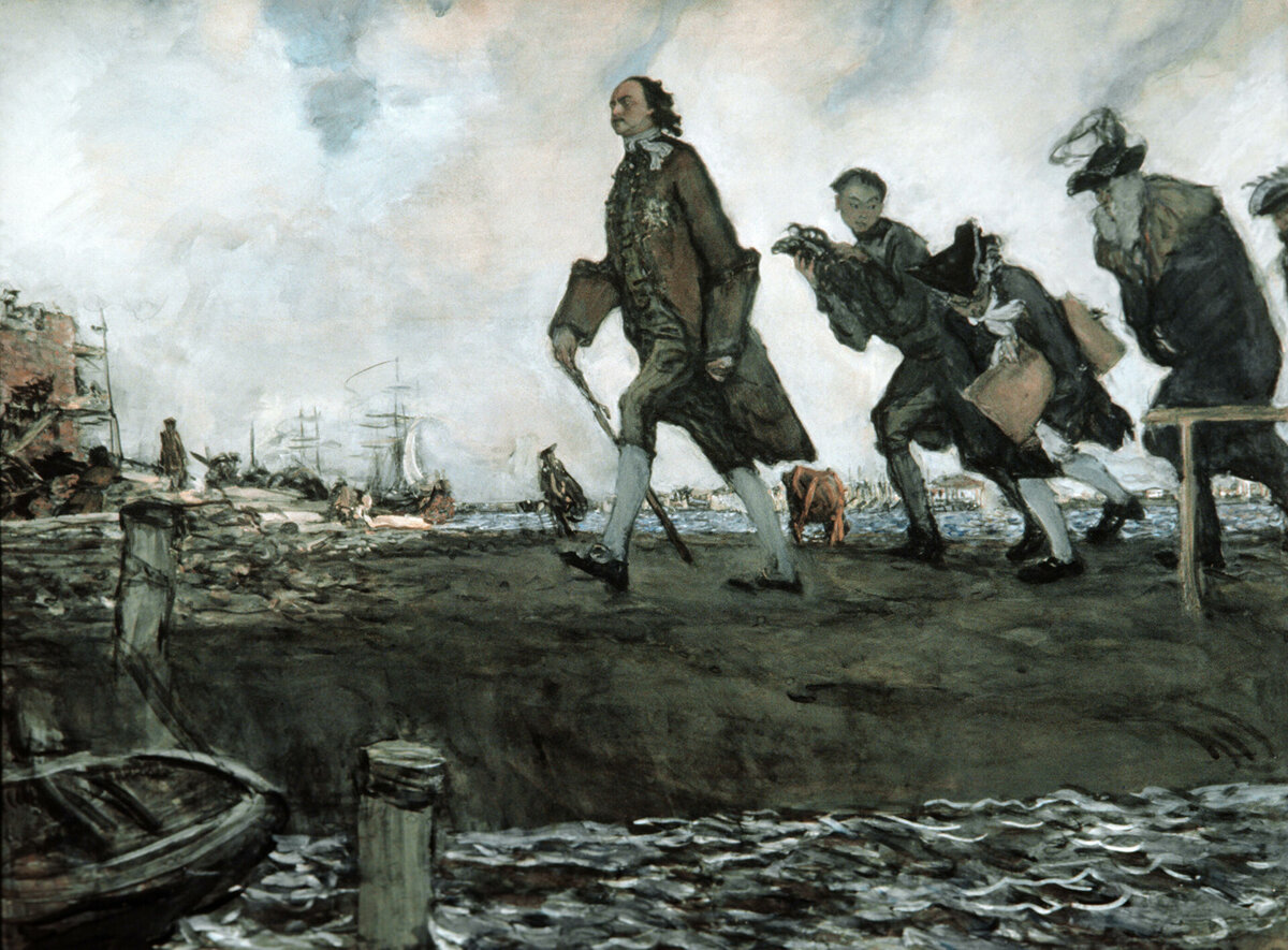 Петр Первый. Художник: Валентин Серов.