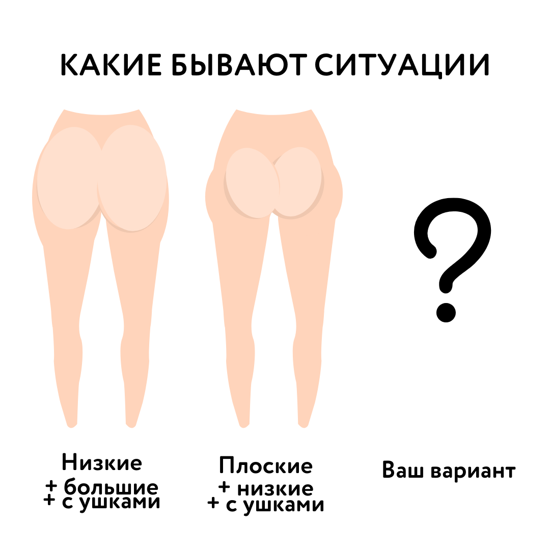 Как убрать ямки на ягодицах?