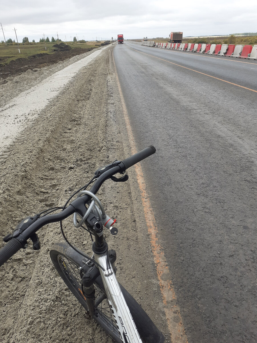 Ремонт дороги на подъезде к Тюмени