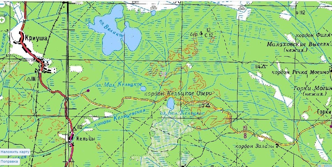 Карта РККА 40е годы