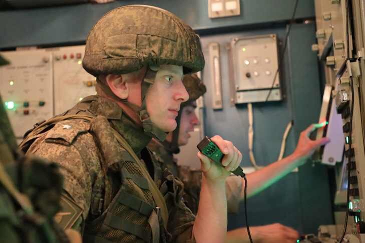    Фото с учений предоставлены ЦВО