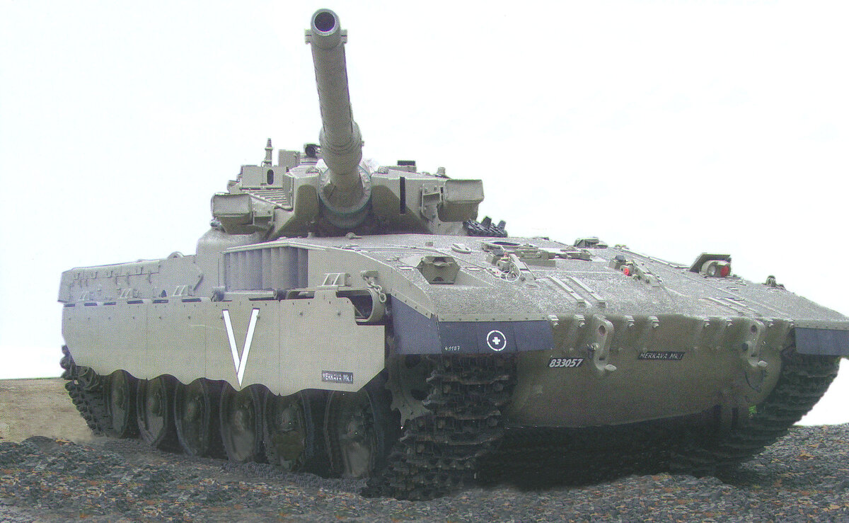 Рисунок 1 – Боевой танк «Меркава» Mk. I; в феврале 2007 года машину  передали в Музей бронетанковой техники и вооружения Германии (Мунстер).
