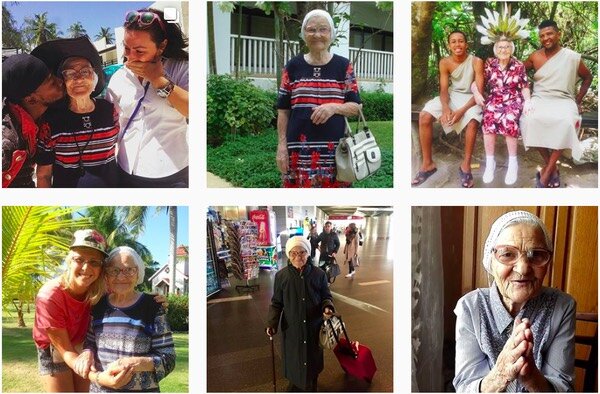 Бабушка путешественница из Сибири