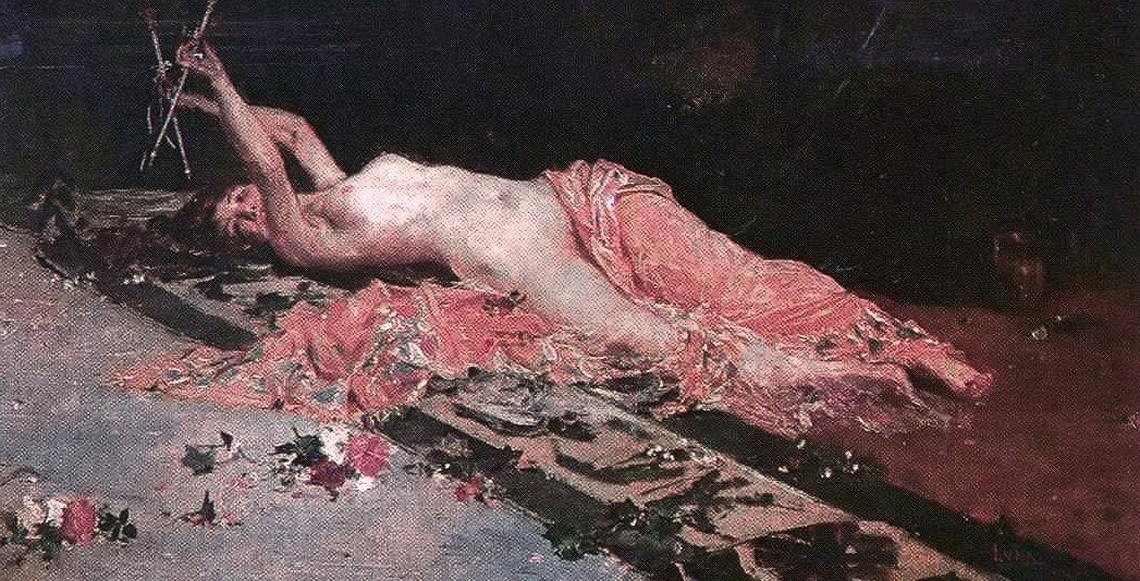 Хуан Луна. "Одалиска", 1882