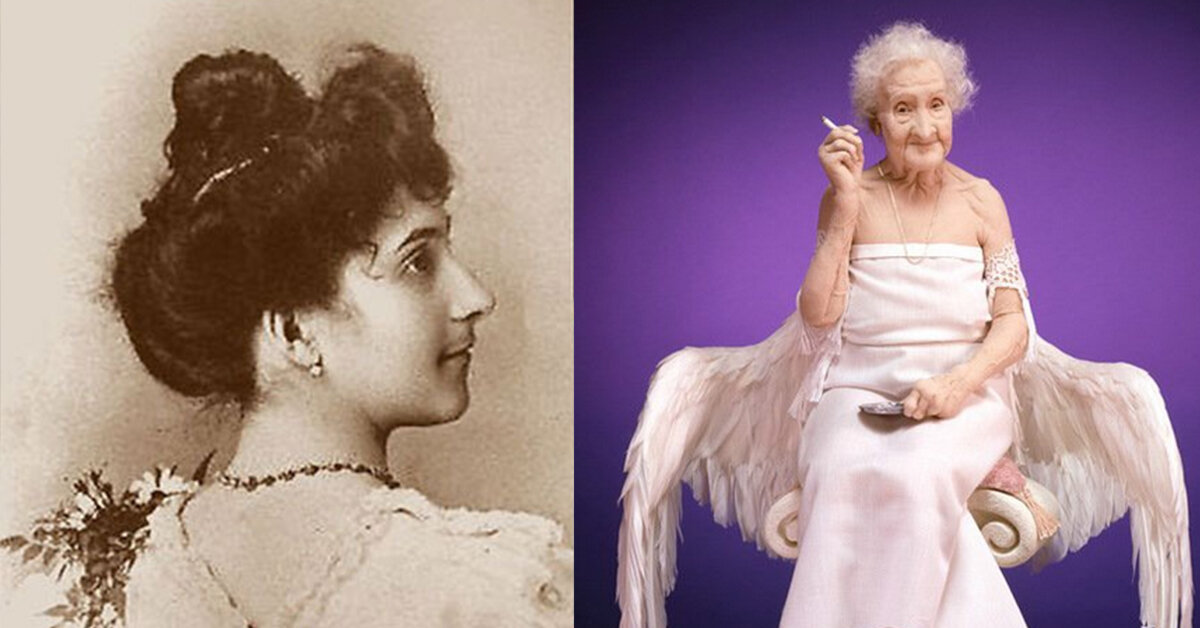 Парадокс: Жанна Кальман - пила вино и курила всю жизнь, а прожила дольше всех в мире