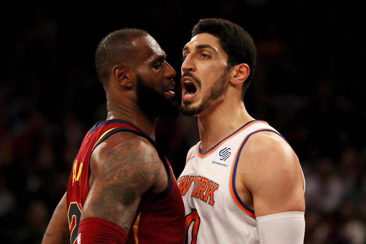 Леброн Джеймс и Энес Кантер